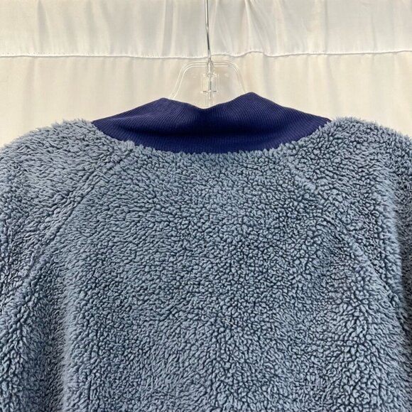 Gypsies & Moondust Womens Pullover Fleece Gray Blue 1/4 Zip Long Sleeve M - Picture 5 of 10